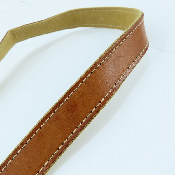 実際に弊社で買取させて頂いたgenten/ゲンテン レザー 切り返し キャンバスハンドバッグの画像 7枚目