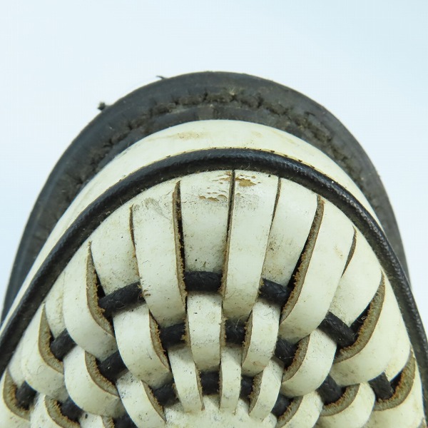 実際に弊社で買取させて頂いたGEORGE COX/ジョージコックス スタークリーパー 白×黒/13291/8の画像 8枚目