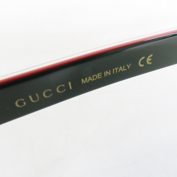 実際に弊社で買取させて頂いた(2)GUCCI/グッチ メガネフレーム アイウェア GG0273O-002の画像 5枚目