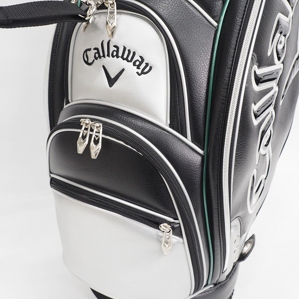実際に弊社で買取させて頂いたCallaway/キャロウェイ ゴルフ 4分割 キャディバッグ ブラックｘシルバーの画像 6枚目