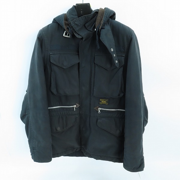 実際に弊社で買取させて頂いたWTAPS/ダブルタップス 14AW SNEAK M-65 ミリタリー ジャケット 142GWDT-JKM01S/1