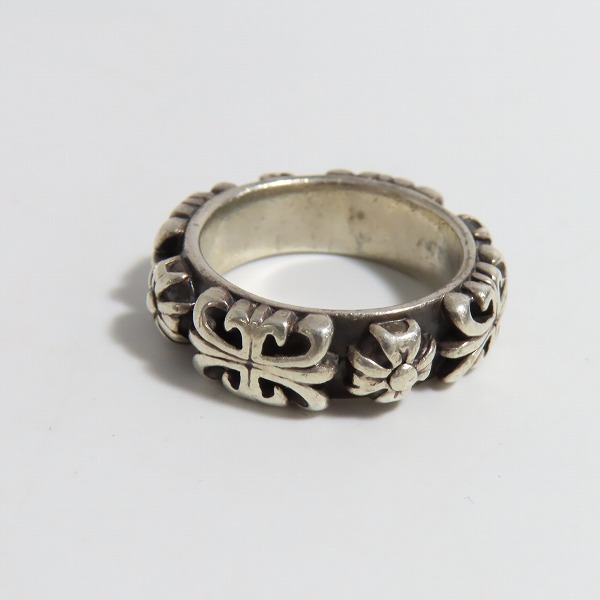 実際に弊社で買取させて頂いたA&G/エーアンドジー クロス シルバーリング 16.5～17号