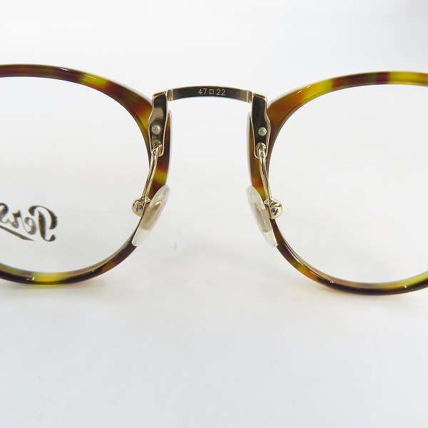 実際に弊社で買取させて頂いたPersol/ペルソール メガネフレーム/アイウェア Typewriter Edition 3107-V 24の画像 3枚目