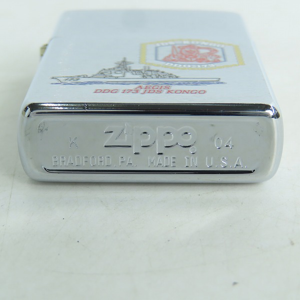 ZIPPO/ジッポー DDG-173 金剛 海上自衛隊 護衛艦/イージス艦 2004年製 