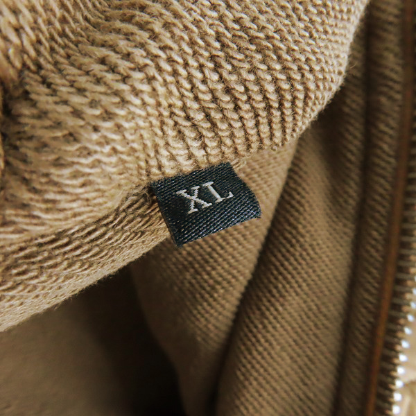 実際に弊社で買取させて頂いたDIESEL/ディーゼル J-VESTER ジップアップパーカー ブラウン/XLの画像 3枚目