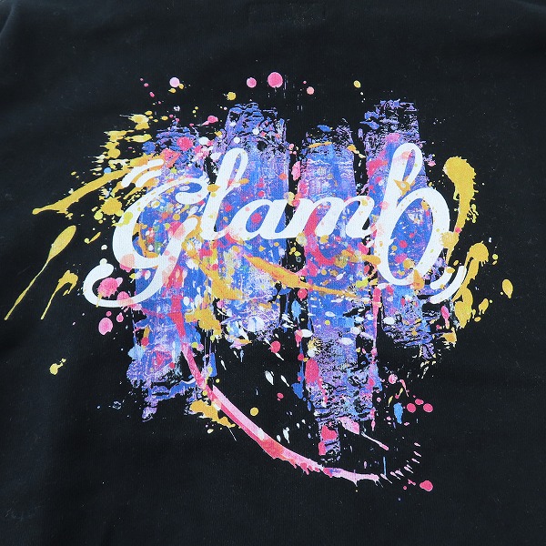 実際に弊社で買取させて頂いたglamb/グラム 24SS Splash Logo Hoodie/スプラッシュロゴフーディ GB0223/CS02/Mの画像 6枚目