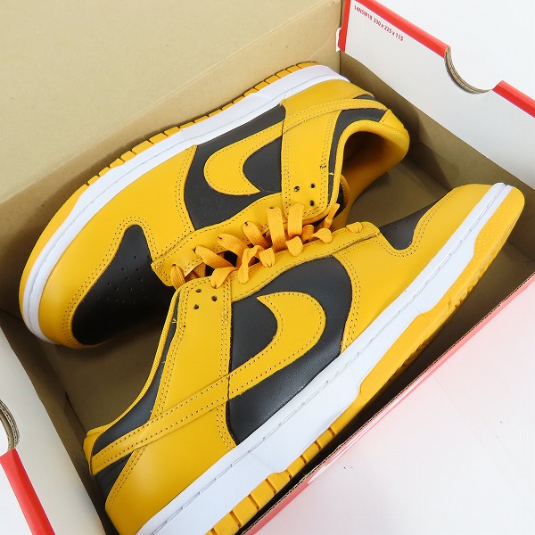 実際に弊社で買取させて頂いたNIKE/ナイキ DUNK LOW RETRO/ダンクロー レトロ チャンピオンシップ ゴールデンロッド DD1391-004/28.5の画像 7枚目