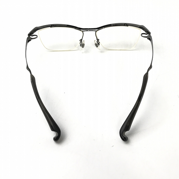 実際に弊社で買取させて頂いた999.9/フォーナインズ チタン ガンメタリック 度入り 眼鏡/メガネフレーム/アイウェア S-306T CAESAR-FLIP クリップオン付の画像 2枚目