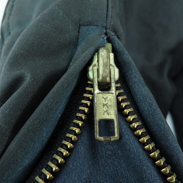 実際に弊社で買取させて頂いたBelstaff/ベルスタッフ 60～70’ ビンテージ トライアルマスタージャケット オイルドジャケット 44/46の画像 6枚目