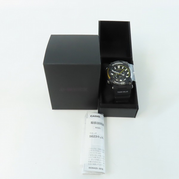 実際に弊社で買取させて頂いた【未使用】G-SHOCK/Gショック FROGMAN/フロッグマン Bluetooth ソーラー 電波時計/ウォッチ GWF-A1000-1AJFの画像 7枚目