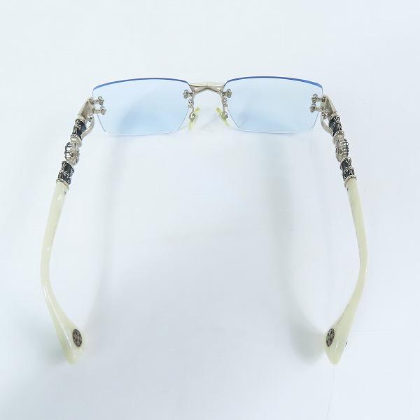 実際に弊社で買取させて頂いたA'rossvy/ロズヴィー シルバー925 クロス モチーフ サングラス/アイウェア 209251615の画像 3枚目
