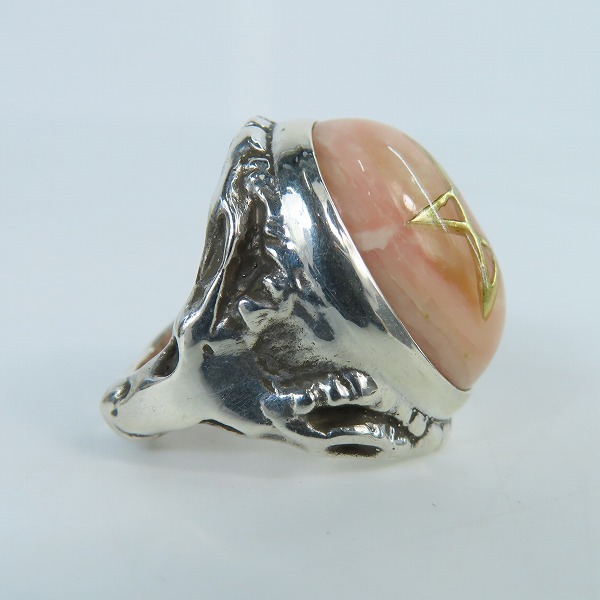 実際に弊社で買取させて頂いたALEX STREETER/アレックスストリーター エンジェルハートリング ピンクオパール/14号の画像 4枚目