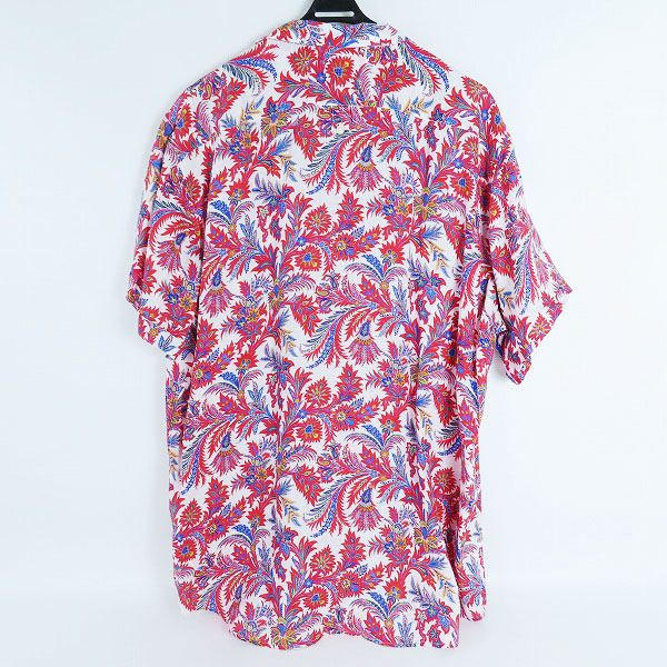 実際に弊社で買取させて頂いた【未使用】ETRO/エトロ リネンシャツ マルチカラー 花柄/半袖シャツ/3XLの画像 1枚目
