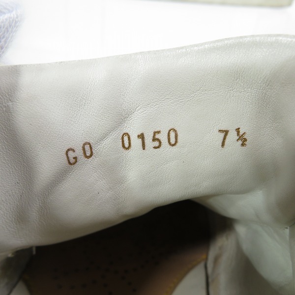 実際に弊社で買取させて頂いたLOUIS VUITTON/ルイヴィトン スニーカー ホワイト G0 0150/7.5の画像 5枚目