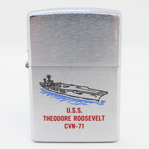 実際に弊社で買取させて頂いたZIPPO/ジッポー アメリカ海軍 CVN-71 U.S.S THEODORE ROOSEVELT/セオドア・ルーズベルト 2000年製