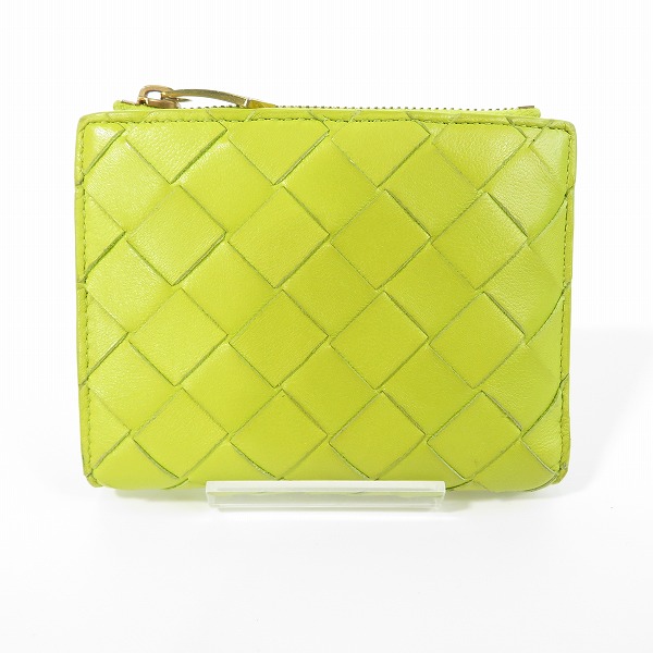 実際に弊社で買取させて頂いたBOTTEGA VENETA/ボッテガヴェネタ イントレチャート ジップ2つ折り財布