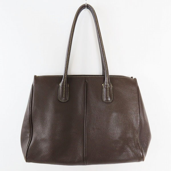 実際に弊社で買取させて頂いた土屋鞄製造所/ツチヤカバン レザー ダークブラウン トートバッグ 