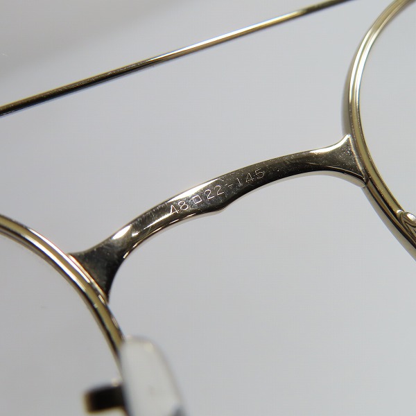 実際に弊社で買取させて頂いたOLIVER PEOPLES/オリバーピープルズ Cheswick WG メタルフレーム メガネフレーム アイウェアの画像 6枚目