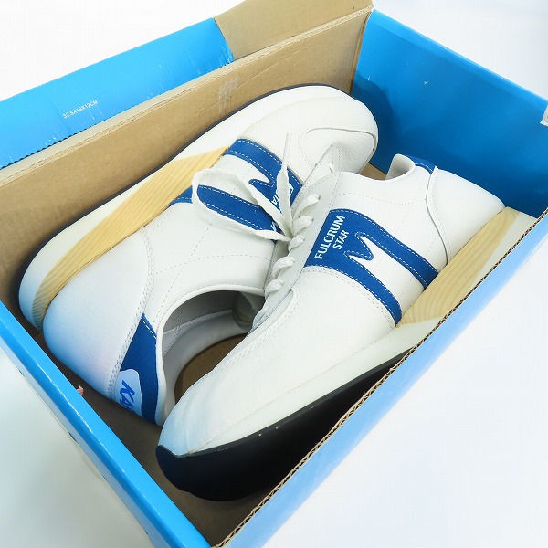 実際に弊社で買取させて頂いたKARHU/カルフ Fulcrum Star PUNLALIVE レザー スニーカー F802214/US8の画像 8枚目