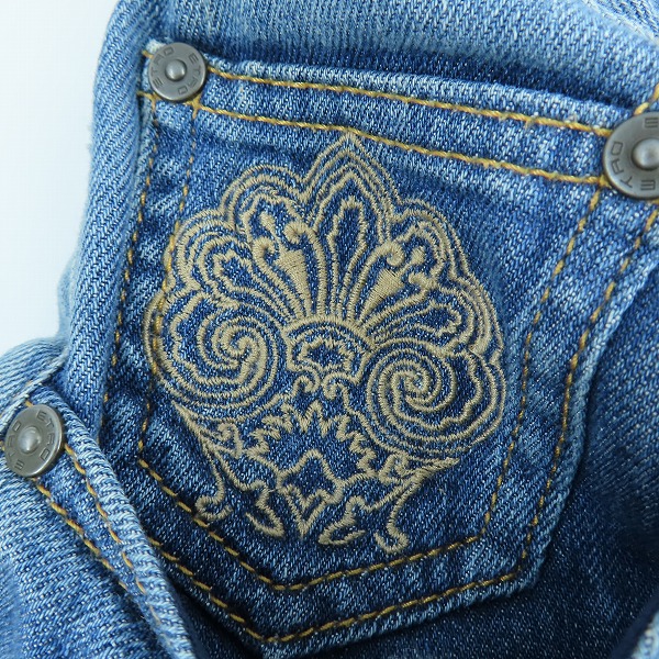 実際に弊社で買取させて頂いたETRO/エトロ ハラコパッチ/ポケット刺繍 デニムパンツ /29の画像 7枚目