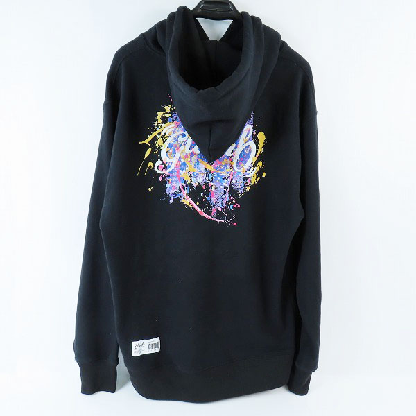 実際に弊社で買取させて頂いたglamb/グラム 24SS Splash Logo Hoodie/スプラッシュロゴフーディ GB0223/CS02/Mの画像 1枚目