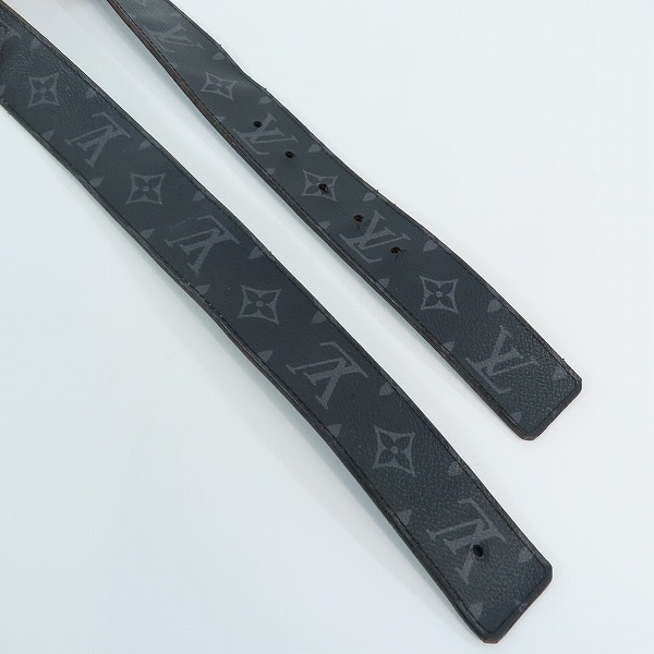 実際に弊社で買取させて頂いたLOUIS VUITTON/ルイヴィトン リバーシブル モノグラム エクリプス ベルト M9043 85/34の画像 2枚目