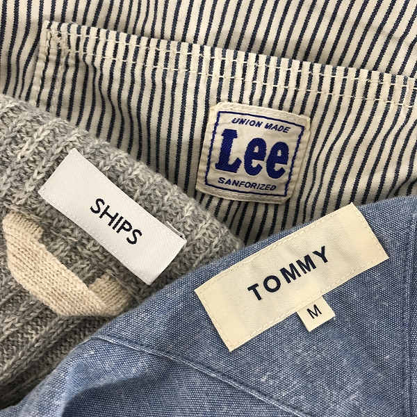 実際に弊社で買取させて頂いた【おまとめ】Lee/リー SHIPS/シップス TOMMY/トミー 等 ハーフパンツ/カーディガン/シャツ 他