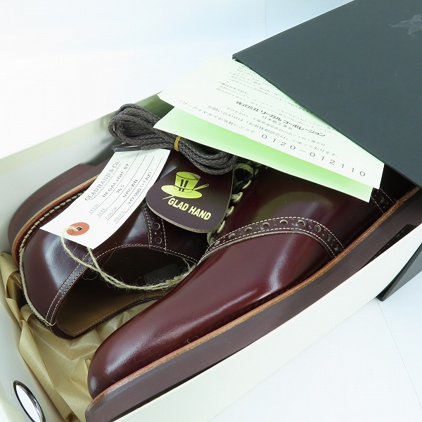 実際に弊社で買取させて頂いたGLADHAND×REGAL/グラッドハンド×リーガル サドルシューズ 606S DBR/26.5の画像 8枚目