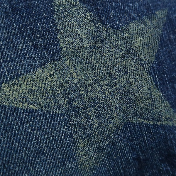 実際に弊社で買取させて頂いたSUGAR CANE/シュガーケーン スター デニムパンツ Lot.902/W32L32の画像 6枚目