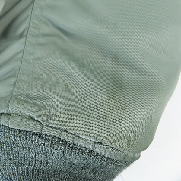 実際に弊社で買取させて頂いたREAL McCOYS/リアルマッコイズ MA-1 フライトジャケット 8415-273-3971/Lの画像 6枚目