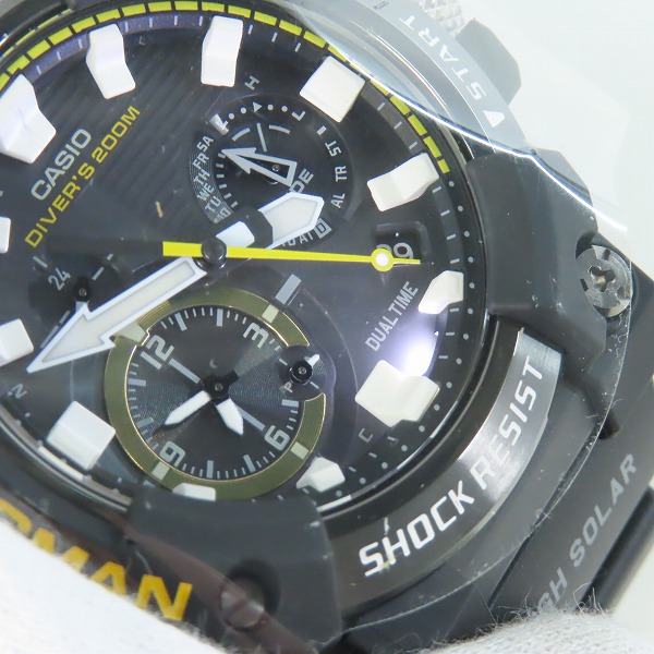 実際に弊社で買取させて頂いた【未使用】G-SHOCK/Gショック FROGMAN/フロッグマン Bluetooth ソーラー 電波時計/ウォッチ GWF-A1000-1AJFの画像 5枚目