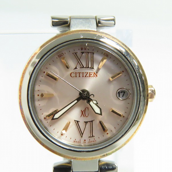 実際に弊社で買取させて頂いたCITIZEN/シチズン XC/クロスシー  MINISOL/ミニソル エコ・ドライブ ES8134-52W