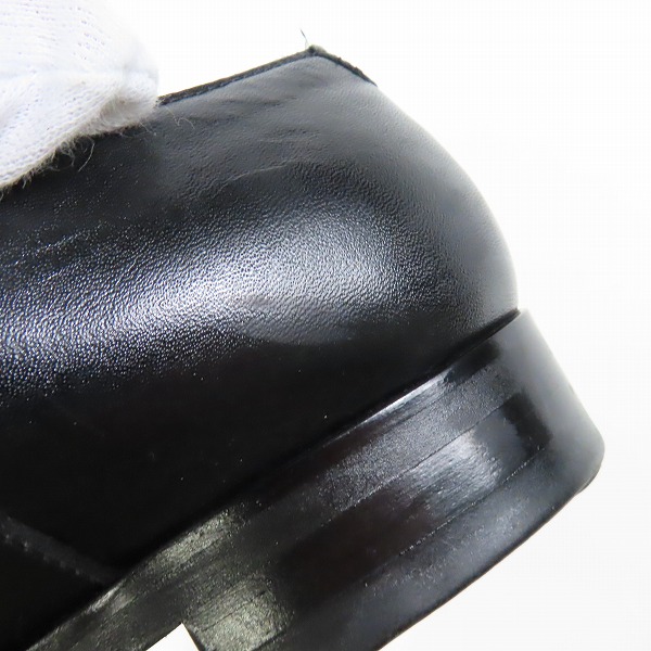 実際に弊社で買取させて頂いたBLACK LABEL CRESTBRIDGE/ブラックレーベルクレストブリッジ ストレートチップ レザー ビジネスシューズ/25.5の画像 8枚目