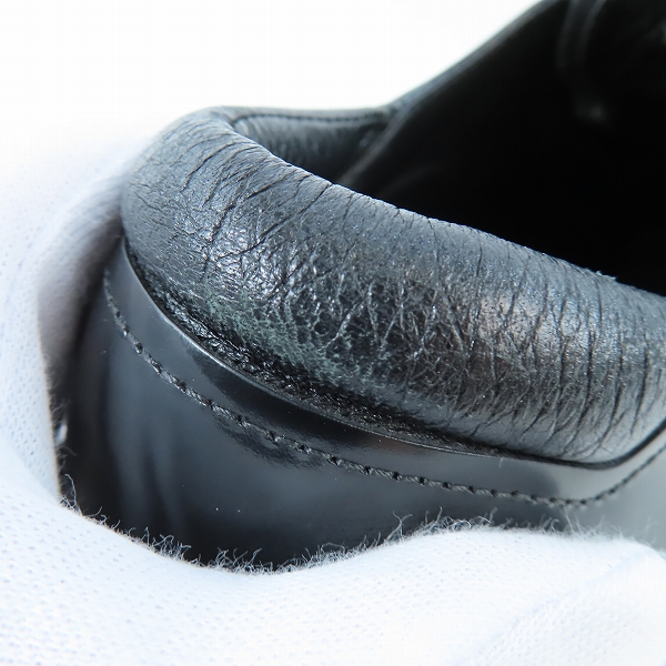 実際に弊社で買取させて頂いたGIORGIO ARMANI/ジョルジオアルマーニ レザー スニーカー X2C639/6の画像 8枚目