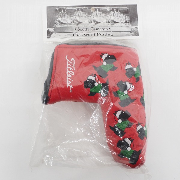 実際に弊社で買取させて頂いた【未開封】SCOTTY CAMERON/スコッティキャメロン Titleist PUTTER STUDIO 2004 ドッグホリデイ パター用ヘッドカバー