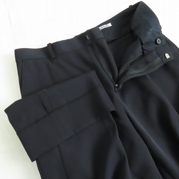 実際に弊社で買取させて頂いたAURALEE/オーラリー 21SS  LIGHT WOOL MAX GABARDINE SLACKS 4の画像 6枚目