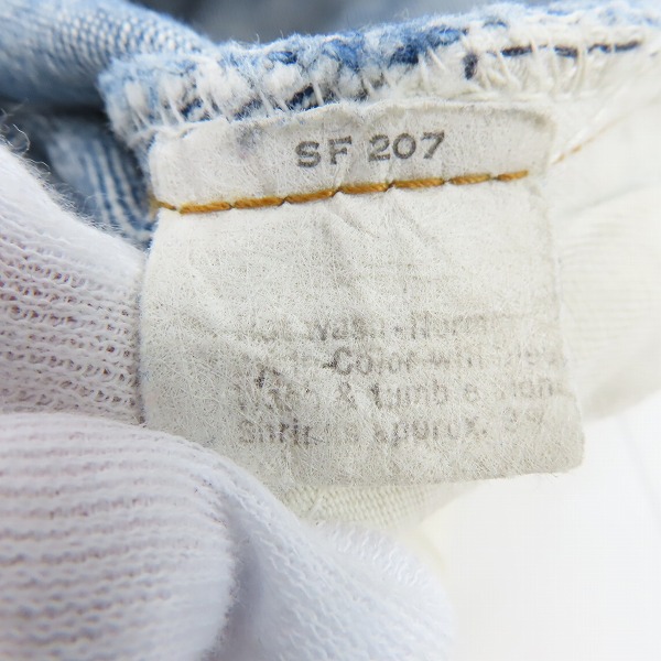 実際に弊社で買取させて頂いたLevi's/リーバイス ヴィンテージ オレンジタブ 刻印8 TALONジップ デニムパンツの画像 7枚目