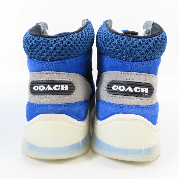 実際に弊社で買取させて頂いたCOACH/コーチ ハイカット スニーカー/シューズ C7087/10Dの画像 1枚目
