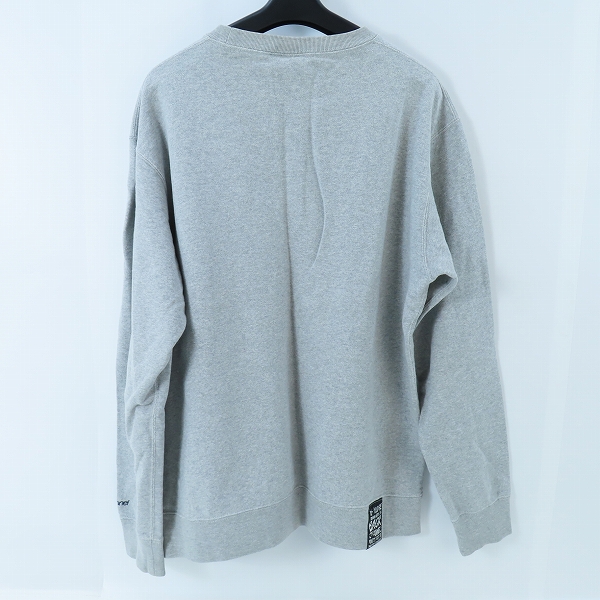 実際に弊社で買取させて頂いたBack Channel/バックチャンネル ロゴワッペン クルーネックスウェット/トレーナー Lの画像 1枚目