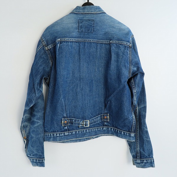 実際に弊社で買取させて頂いたLevi's/リーバイス 506XX 日本製 復刻 BIG E/ボタン裏刻印J02 1st タイプデニムジャケット/71506XX/38の画像 1枚目