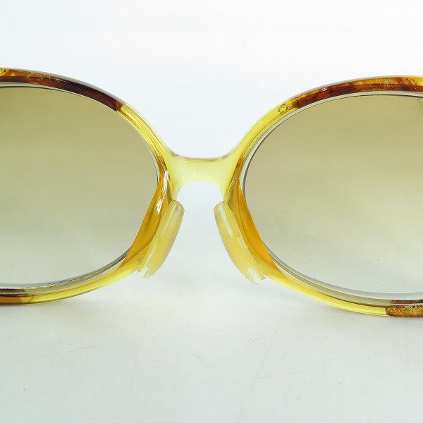 実際に弊社で買取させて頂いたChristian Dior/クリスチャンディオール 度入り サングラス/メガネフレーム 2643Aの画像 3枚目