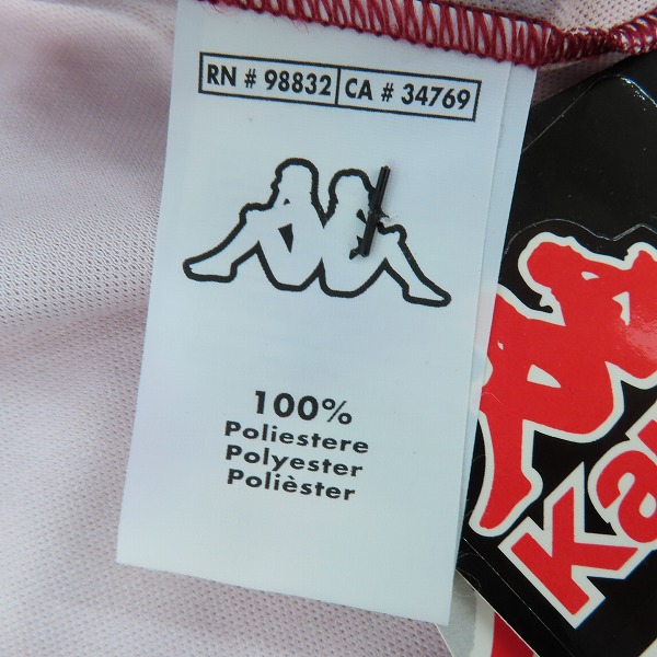 実際に弊社で買取させて頂いた【未使用】Kappa/カッパ AS ROMA/ローマ ユニフォーム 中田英寿 #8 Sの画像 3枚目