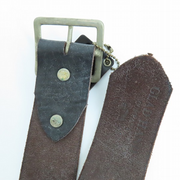 実際に弊社で買取させて頂いたGLAD HAND/グラッドハンド スタッズベルトHTC レザー オールドクロウ/32の画像 2枚目