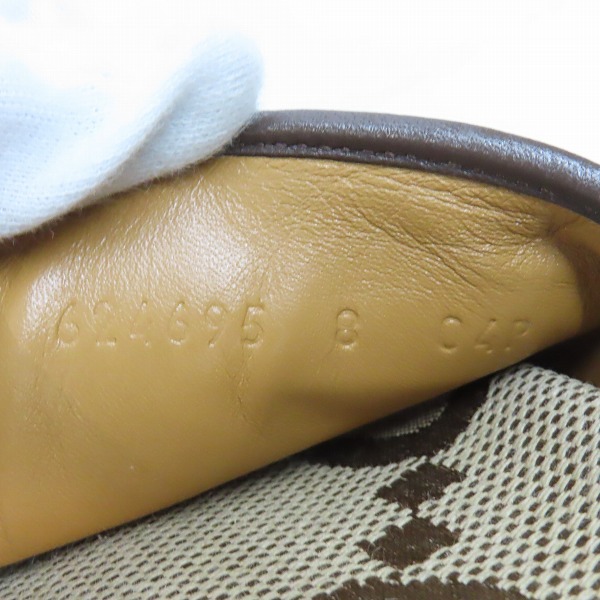 実際に弊社で買取させて頂いたGucci/グッチ ジャンボ GGキャンバス メンズ スライドサンダル 靴 624695/8の画像 5枚目