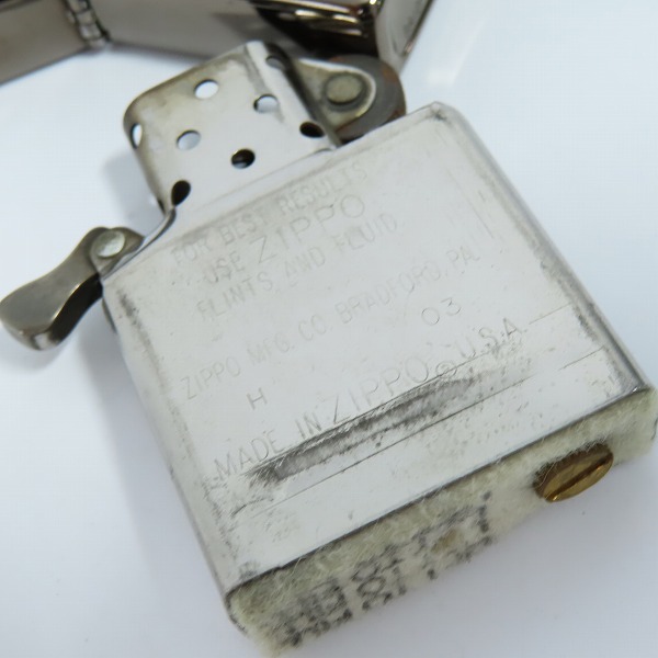 実際に弊社で買取させて頂いたZIPPO/ジッポー snap-on/スナップオン ロゴ クローム加工/2003年製の画像 5枚目