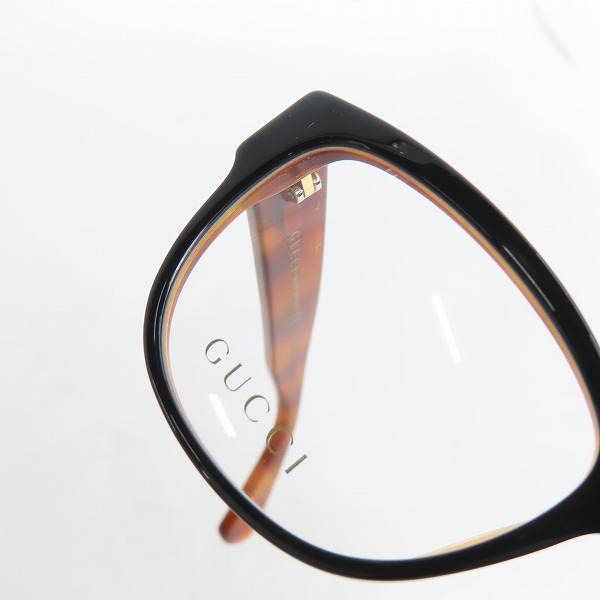 実際に弊社で買取させて頂いたGUCCI/グッチ メガネフレーム アイウェア GG0098O-003の画像 8枚目