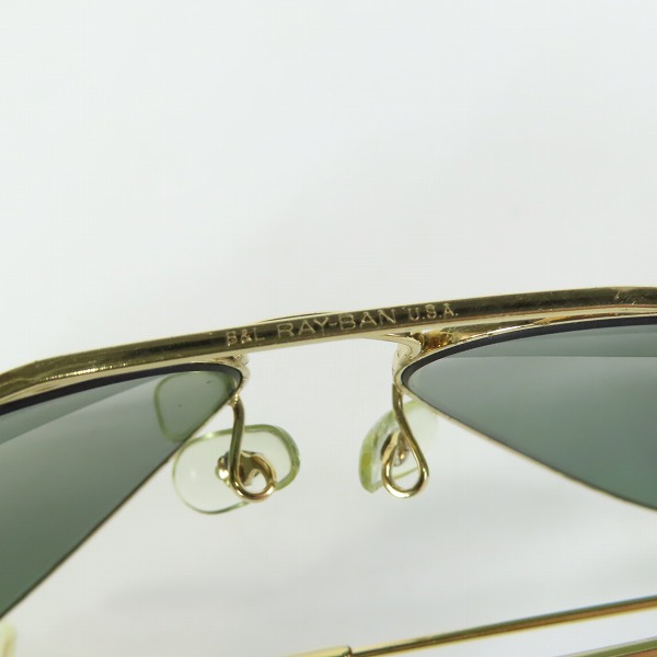 実際に弊社で買取させて頂いたRay-Ban/レイバン B&L/ボシュロム社製 ティアドロップ型 アイウェア/サングラス ゴールドの画像 6枚目
