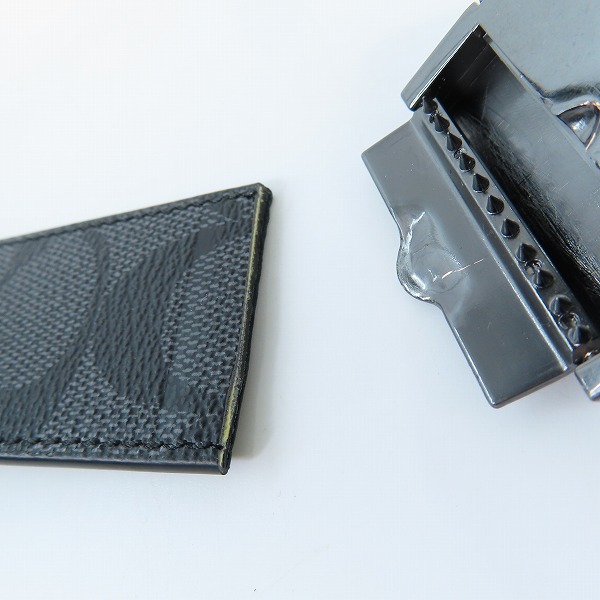 実際に弊社で買取させて頂いたCOACH/コーチ レザーベルト シグネチャー柄の画像 4枚目