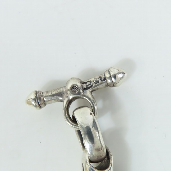 実際に弊社で買取させて頂いたBWL/BILL WALL LEATHER/ビルウォールレザー スカル ブレスレットの画像 9枚目