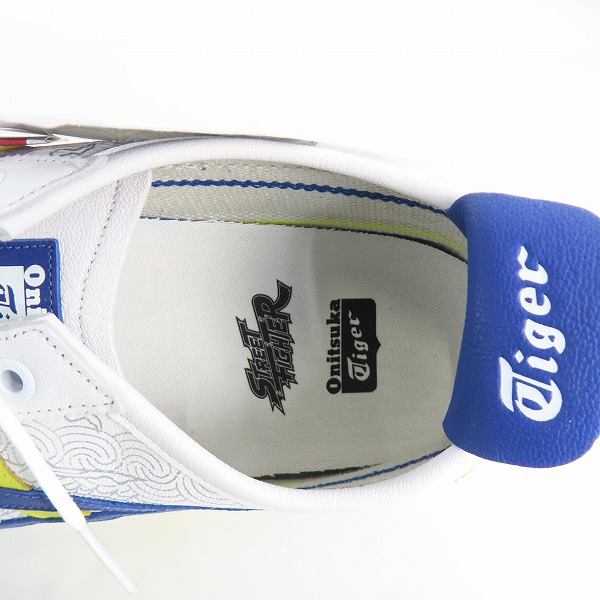 実際に弊社で買取させて頂いた【未使用】Onitsuka Tiger/オニツカタイガー×STREET FIGHTER/ストリートファイター/スニーカー ホワイト 1183A547-100/27.5の画像 4枚目